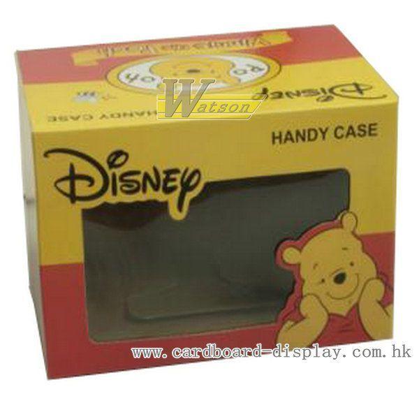 迪士尼玩具PVC開窗扣底彩盒